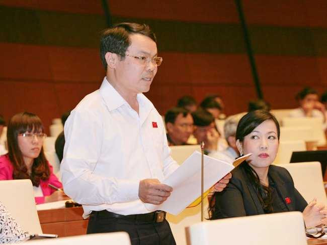 ĐB Nguyễn Tiến Sinh phát biểu