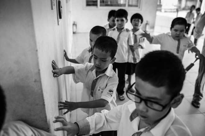 học sinh khiếm thị