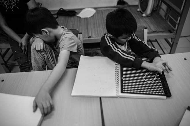 học sinh khiếm thị