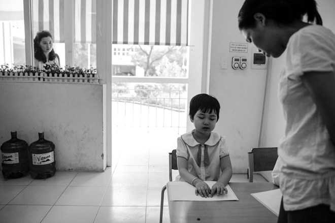 học sinh khiếm thị