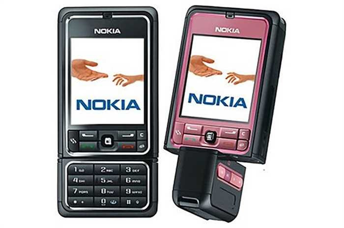 Nokia 3250 (2005) sở hữu thiết kế dạng doay độc đáo, 3250 còn trang bị thêm bàn phím truyền thống, camera và phím điều khiển nhạc chuyên dụng.