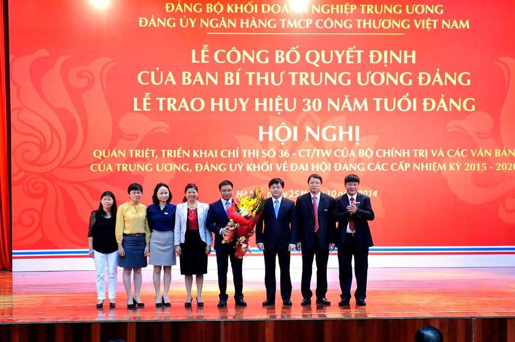 Công bố Quyết định của Ban Bí thư TW Đảng tại VietinBank