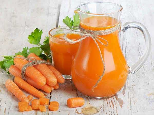 Cà rốt: Cà rốt giàu vitamin A, một loại vitamin cần thiết cho da và tóc. Vitamin A giúp tổng hợp các melanin cần thiết để duy trì màu tóc.