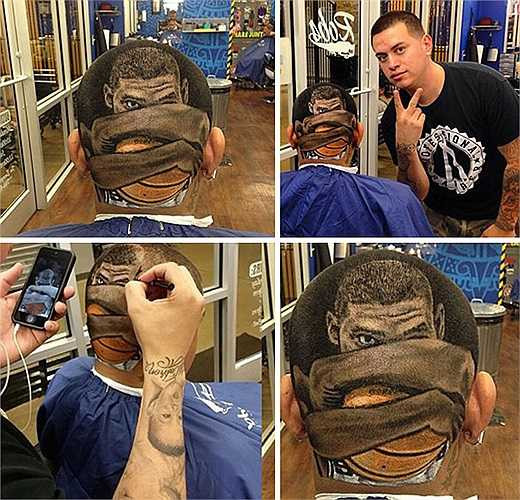 Roberto Perez có thể tạo ra bất cứ một kiểu tóc nào mà khách hàng yêu cầu 