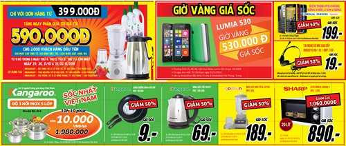 “Giá sốc cơn lốc quà tặng” khởi động Tháng khuyến mại