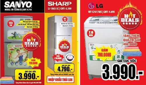 “Giá sốc cơn lốc quà tặng” khởi động Tháng khuyến mại