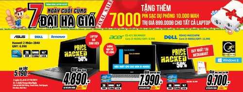 “Giá sốc cơn lốc quà tặng” khởi động Tháng khuyến mại