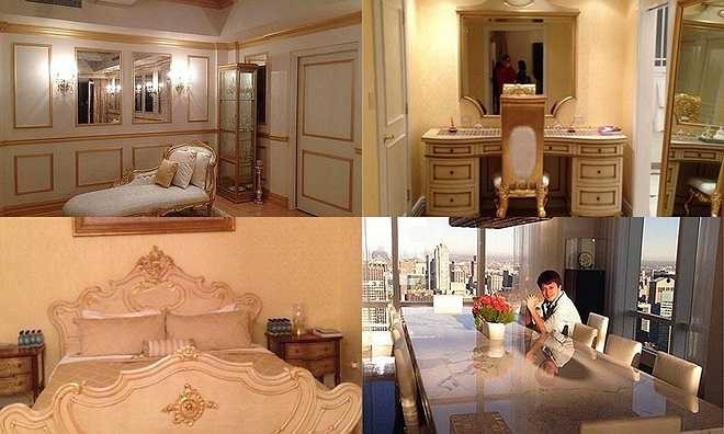 Cô sống trong một căn Penthouse rất sang trọng, trị giá hàng chục triệu USD, tọa lạc tại tầng 89 - 90 của tòa tháp Trump World Tower. Toàn bộ mặt ngoài tòa nhà có kết cấu trụ đồng và kính thủy tinh màu.