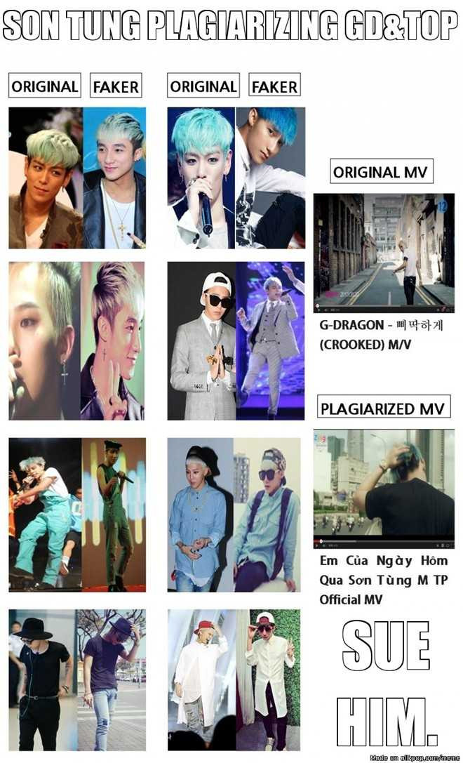Sơn Tùng M-TP bị tố ăn cắp style trên AllKpop.