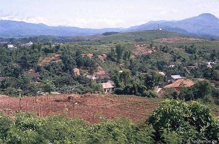 Xung quanh những ngọn đồi từng là cứ điểm khét tiếng năm xưa, nhiều nhà cửa, vườn tược của người dân đã mọc lên thành làng xóm đông đúc.