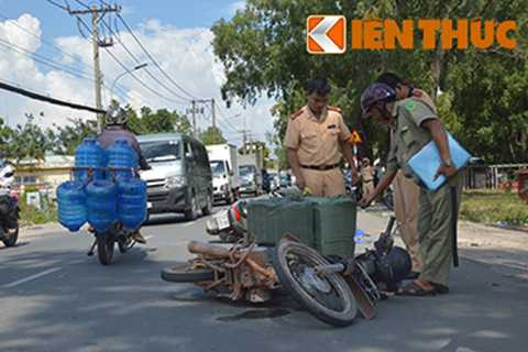 CSGT truy đuổi, thuốc lá lậu, gây tai nạn liên hoàn, TP. HCM