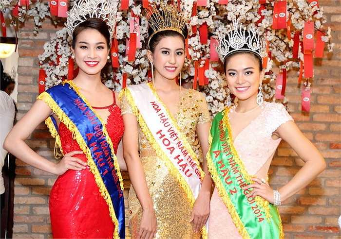 Nếu Á hậu 1 Võ Thị Thùy Dung (váy đỏ) đến từ Khánh Hòa, Việt Nam sở hữu vẻ đẹp nền nã đậm chất Á đông thì Á hậu 2 Mijiki (váy hồng) được khen ngợi khi sở hữu gương mặt sắc xảo có chút 'lai Nhật'.