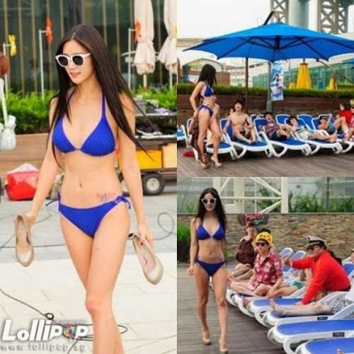 Thân hình quyến rũ của nữ minh tinh này khiến nhiều người phải chú ý.