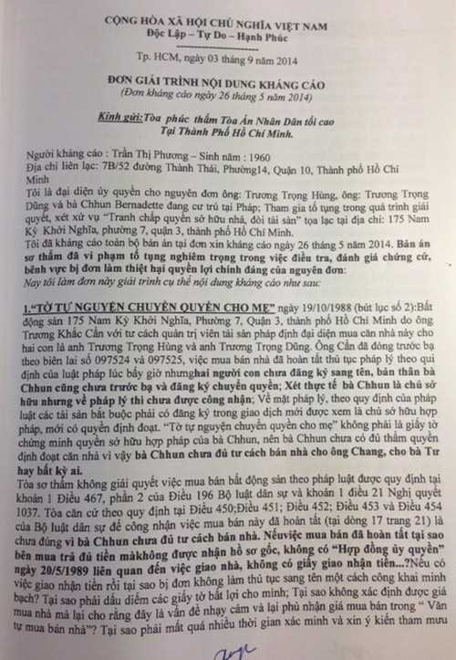 Vụ án 175 Nam Kỳ Khởi Nghĩa: Những chứng cứ xác đáng của nguyên đơn