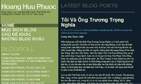 Sáng 5/11, ông Hoàng Hữu Phước đã đăng bài viết thể hiện quan điểm về vụ việc lên blog cá nhân
