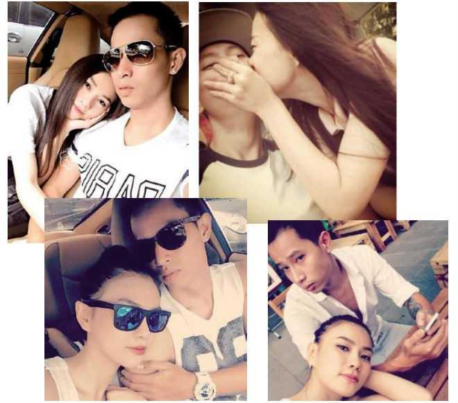 Thu Thuỷ cùng chồng sau 13 năm yêu nhau.