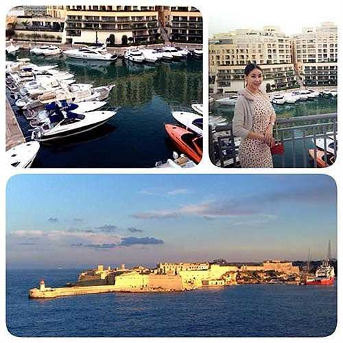 Trước đó, HHVN đã có chuyến đi thăm hòn đảo Malta tuyệt đẹp. 'Cuối cùng thì mình cũng được đặt chân lên hòn đảo tuyệt đẹp này - Malta. Đứng từ xa ngắm nhìn thành phố lúc hoàng hôn lại càng thấy đẹp hơn' - Hà Kiều Anh tâm sự. 