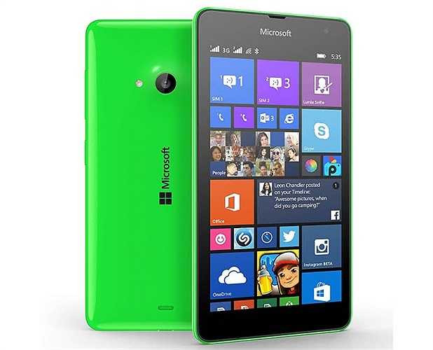 Giá bán dành cho Microsoft Lumia 535 là 110 EUR, tương đương khoảng 2,9 triệu đồng, chưa thuế. Trung Quốc, Hồng Kông và Bangladesh là các thị trường được tiếp cận Lumia 535 đầu tiên. 