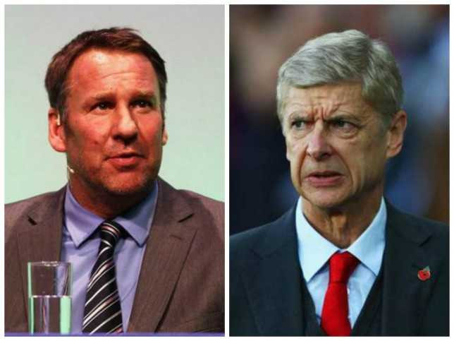 Paul Merson và Arsene Wenger