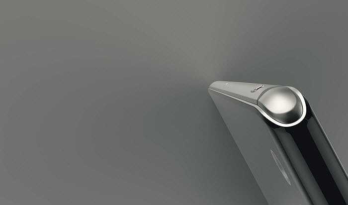 Nhìn cạnh phải của máy từ trên xuống với những đường nét khá sang trọng.