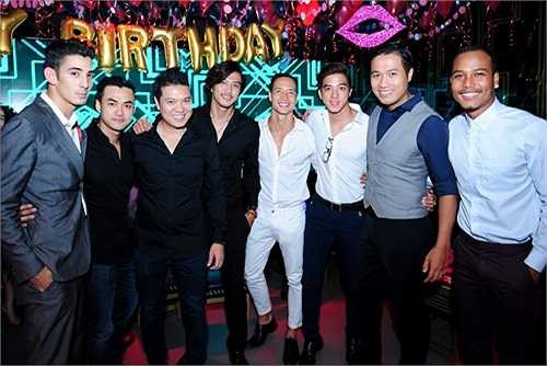 Dàn diễn viên nam của phim 'Hương Ga'.