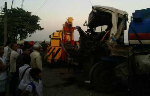 TNGT, xe bồn chở xăng dầu, xe buýt, Hải Dương,