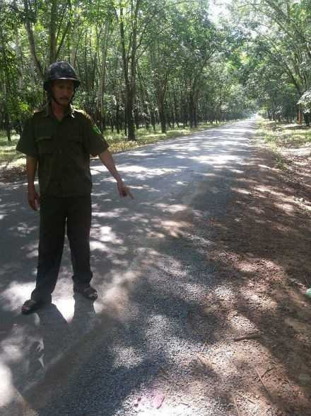 Hiện trường nơi Kiệt sát hại tình địch.