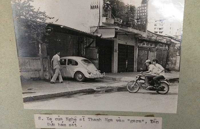 Các đối tượng đang theo dõi xe ô tô nghệ sĩ Thanh Nga.