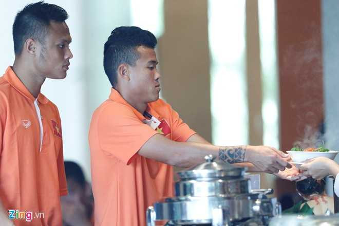 Vấn đề dinh dưỡng cho đội tuyển được cực kỳ quan tâm