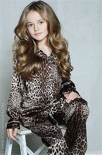 Kristina Pimenova được coi là người mẫu nhí nổi tiếng nhất tại nước Nga hiện nay