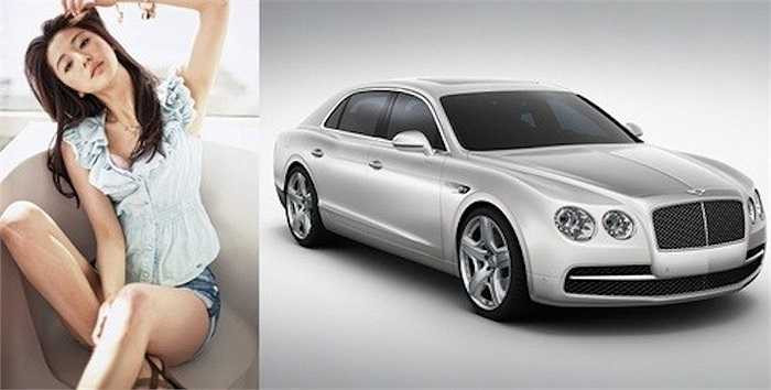 'Cô nàng ngổ ngáo'- Jeon Ji Hyun sở hữu cho mình mẫu xe sang trọng Bentley Continental Flying Spur 6.0 với giá 285.000 USD