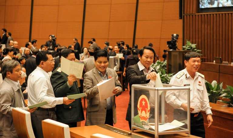Quốc hội lấy phiếu tín nhiệm tháng 11/2014