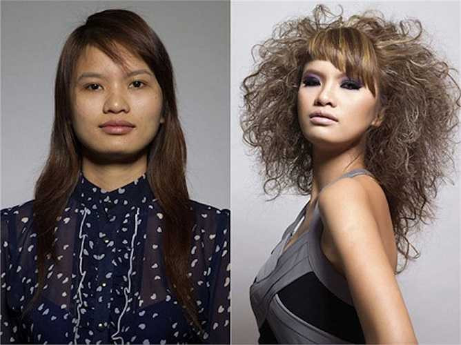 Kiểu tóc sau màn makeover của 'gái quê' Lê Phương có vẻ chưa đạt được hiệu quả như ý. Rất nhiều cư dân mạng cho rằng mái tóc này rối bời, màu tóc cũng không thực sự tôn lên màu da của cô. 