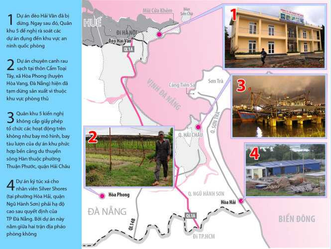 Dừng các dự án đụng đến khu vực phòng thủ