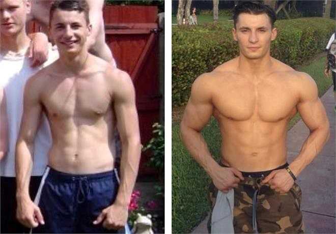 Theo Daily Mail, một anh chàng người Anh làm việc trong lĩnh vực công nghệ thông tin mới đây khiến dân mạng nể phục sau khi công bố những hình ảnh biến đổi của mình. Từ một người có cơ thể gầy gò ngày nào, giờ chàng trai này đã có thân hình 6 múi, cơ bắp cuồn cuộn mà bao người mơ ước.