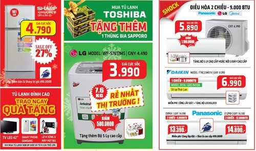 Sự kiện khuyến mại lớn nhất trong năm từ MediaMart