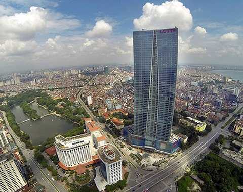 Lotte, trung tâm mua sắm, trung tâm thương mại, văn phòng cho thuê