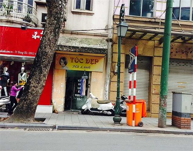 Cửa hàng tóc diện tích chỉ 5 - 6 m2