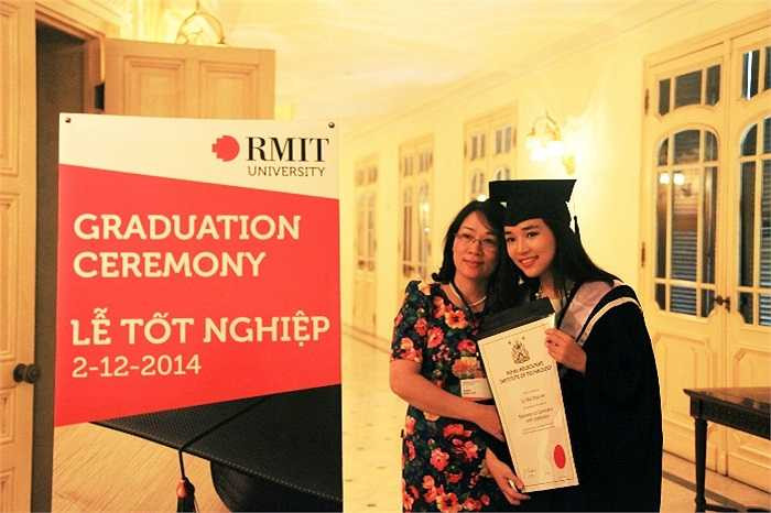 Gia đình luôn là chỗ dựa để cho cô gái trẻ này gặt hái được nhiều thành công