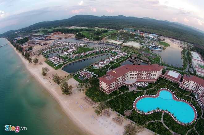 Nơi diễn ra chung kết Hoa hậu Việt Nam nhìn từ camera bay