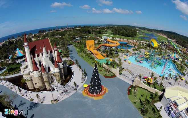 Nơi diễn ra chung kết Hoa hậu Việt Nam nhìn từ camera bay