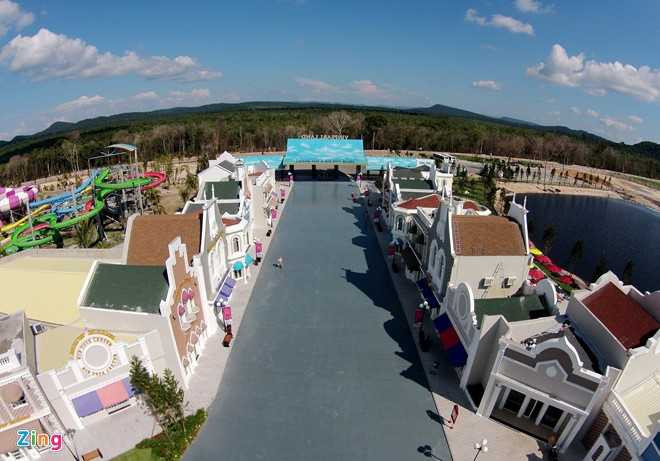 Nơi diễn ra chung kết Hoa hậu Việt Nam nhìn từ camera bay