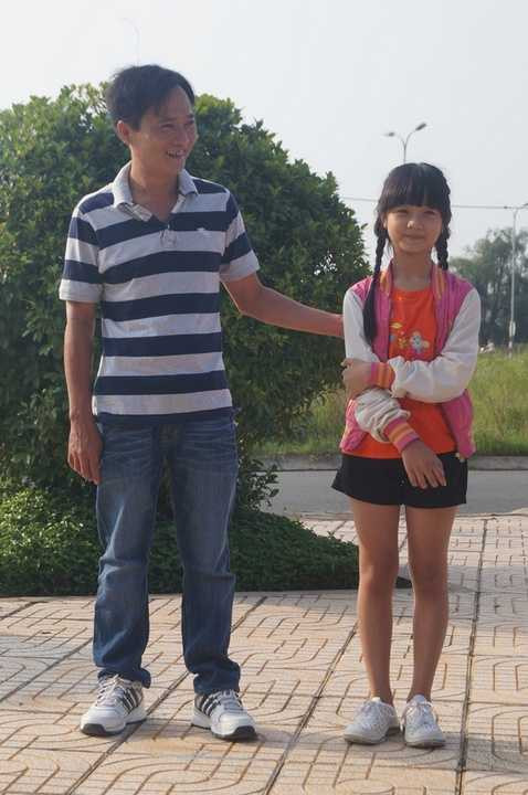 Hai cha con diễn viên nhí háo hức tham gia Cha con hợp sức.