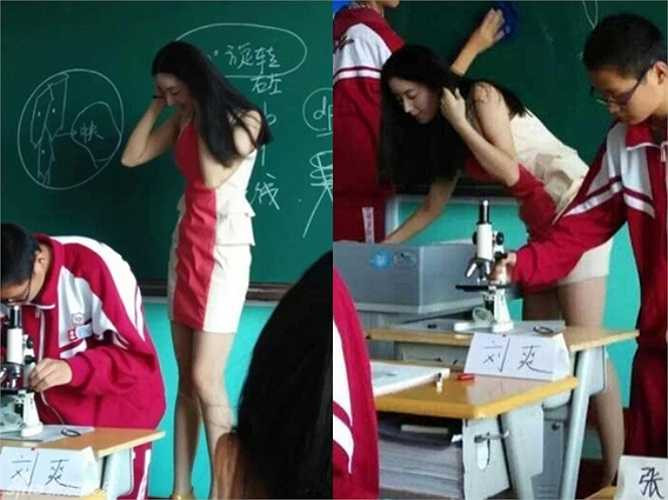 Cô giáo tên Đặng Viên Viên, quê ở tỉnh Tứ Xuyên, tốt nghiệp Đại học Sư phạm Đông Bắc, giảng dạy tại trường cấp hai Dục Văn từ năm 2012. Hình ảnh cô giáo trẻ được cộng đồng mạng chia sẻ 'rần rần' kèm những lời tán dương cô có khuôn mặt ưa nhìn, dáng cao thon thả, mái tóc dài tinh khôi... (Theo Ione)