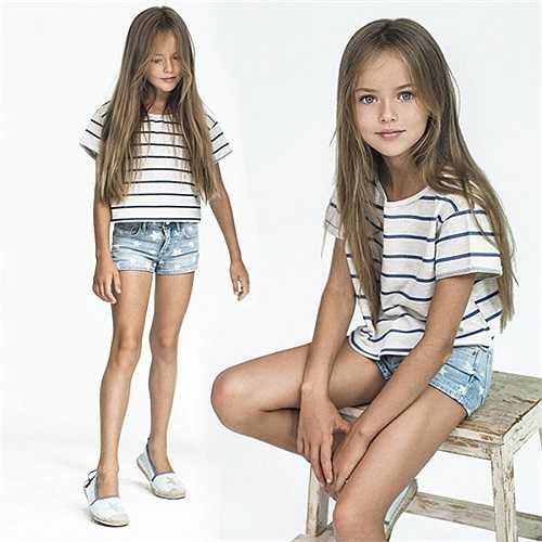 Kristina được một tạp chí bầu chọn là bé gái xinh đẹp nhất thế giới.