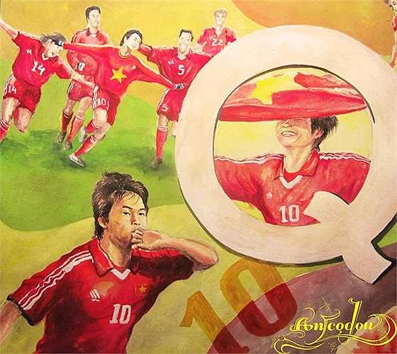 Văn Quyến tài hoa một thuở. (Tranh: An Thắng)