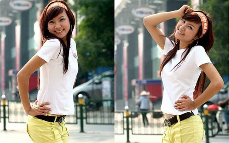 Phong cách trẻ trung, cá tính của Hạnh Sino khi mới bước chân vào hoạt động nghệ thuật.