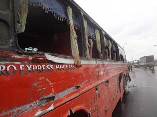 Tài xế xe tải say rượu, 16 người bị thương