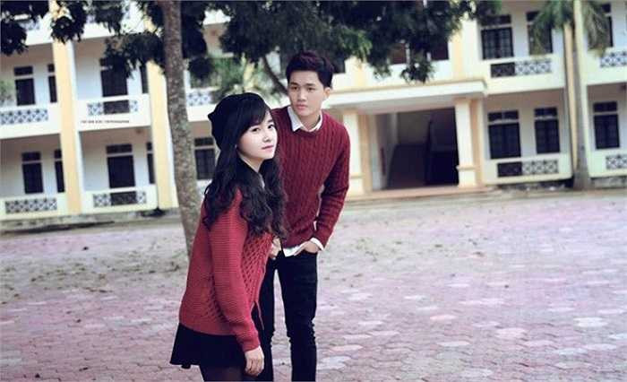 Sân trường là nơi ghi dấu nhiều kỷ niệm của cặp đôi trẻ. Từ khi yêu nhau, điều khiến Quyên nhớ nhất là lần Khôi tự tay nấu nướng, làm nhiều món trong dịp tròn một tháng nhận lời. 