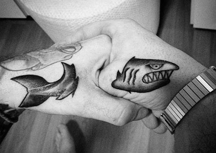 Không ít hình được ghi dấu trên cơ thể khiến người xem trầm trồ, thán phục bởi ý tưởng quá mới lạ.